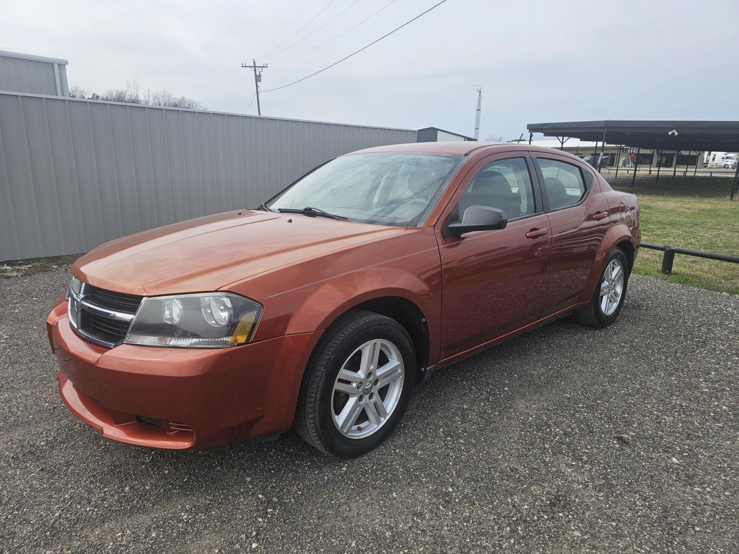 2008 ORANGE DODGE AVENGER SXT (1B3LC56K88N) with an 2.4L L4 DOHC 16V engine, 4-SPEED AUTOMATIC transmission, located at 607 S Seven Points BLVD, Seven Points, TX, 75143, (430) 255-4030, 32.313934, -96.207932 - Photo#0